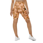 Gold Effect Chain Biker Shorts