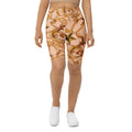 Gold Effect Chain Biker Shorts