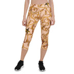 Gold Effect Chain Capris