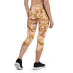 Gold Effect Chain Capris