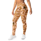 Gold Effect Chain Leggings