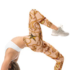 Gold Effect Chain Leggings