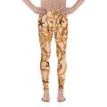 Gold Effect Chain Men's Leggings