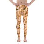 Gold Effect Chain Men's Leggings