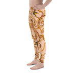 Gold Effect Chain Men's Leggings