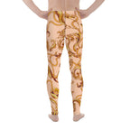 Gold Effect Chain Men's Leggings