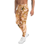 Gold Effect Chain Men's Leggings