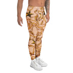 Gold Effect Chain Men's Leggings