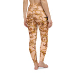 Gold Effect Chain Yoga Leggings