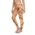 Gold Effect Chain Yoga Leggings