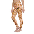 Gold Effect Chain Yoga Leggings