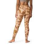 Gold Effect Chain Yoga Leggings