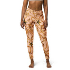 Gold Effect Chain Yoga Leggings