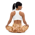 Gold Effect Chain Yoga Leggings