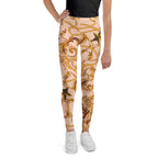Gold Effect Chain Youth Leggings