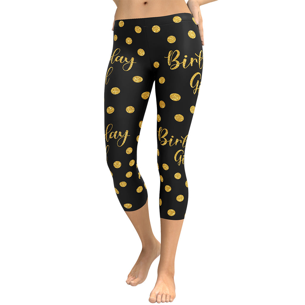 Golden Birthday Girl Capris