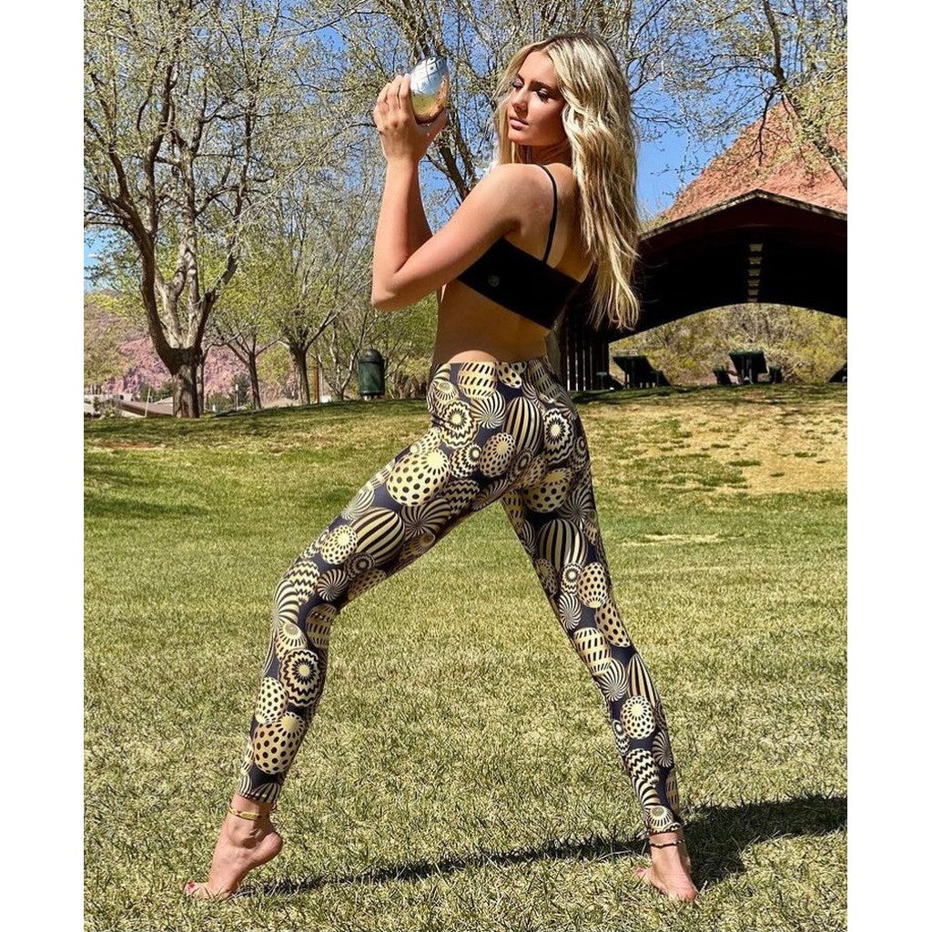Golden Easter Eggs Leggings