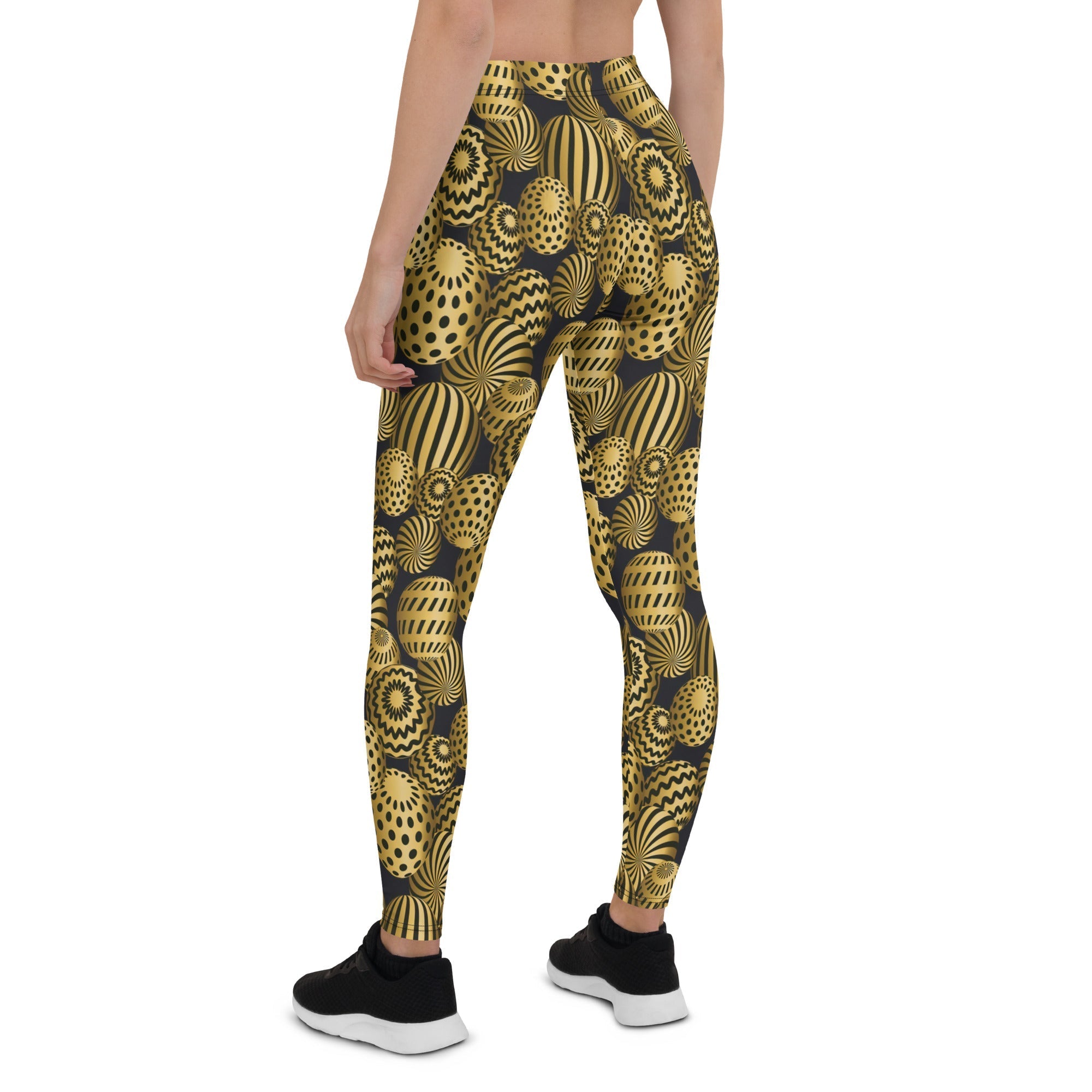 Golden Easter Eggs Leggings