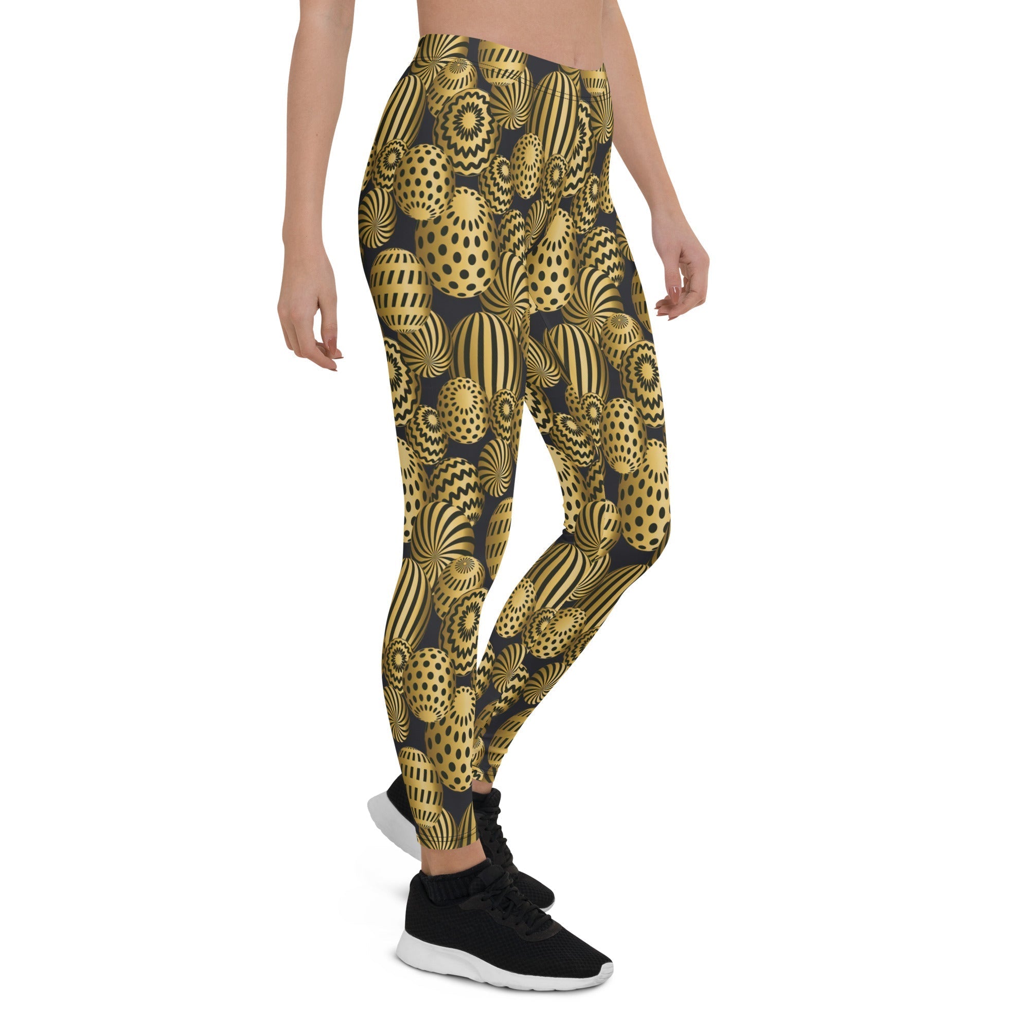 Golden Easter Eggs Leggings