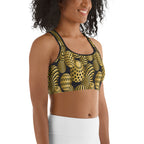 Golden Easter Eggs Sports Bra