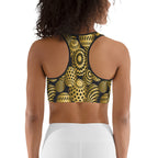 Golden Easter Eggs Sports Bra