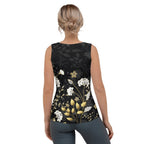 Golden Floral Tank Top