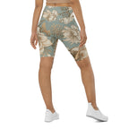 Golden Garden Biker Shorts