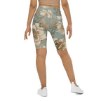 Golden Garden Biker Shorts
