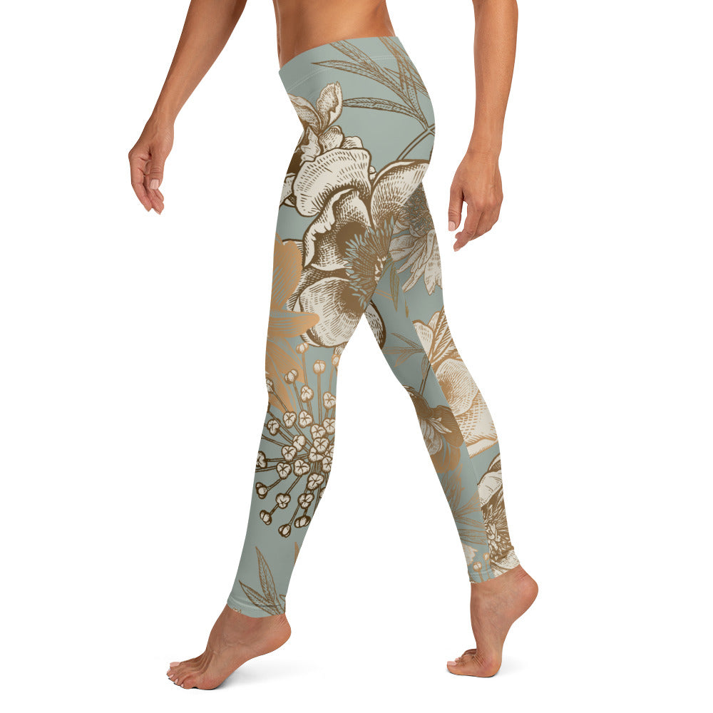 Golden Garden Leggings