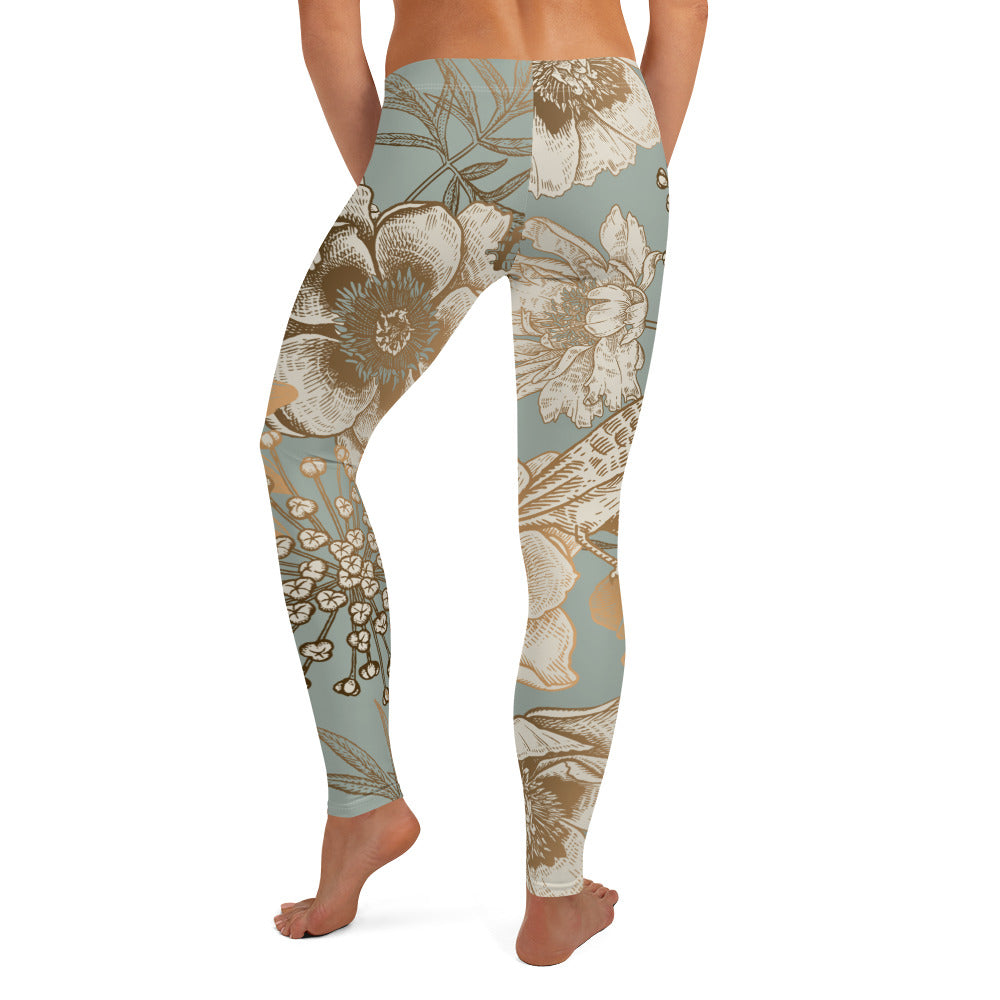Golden Garden Leggings