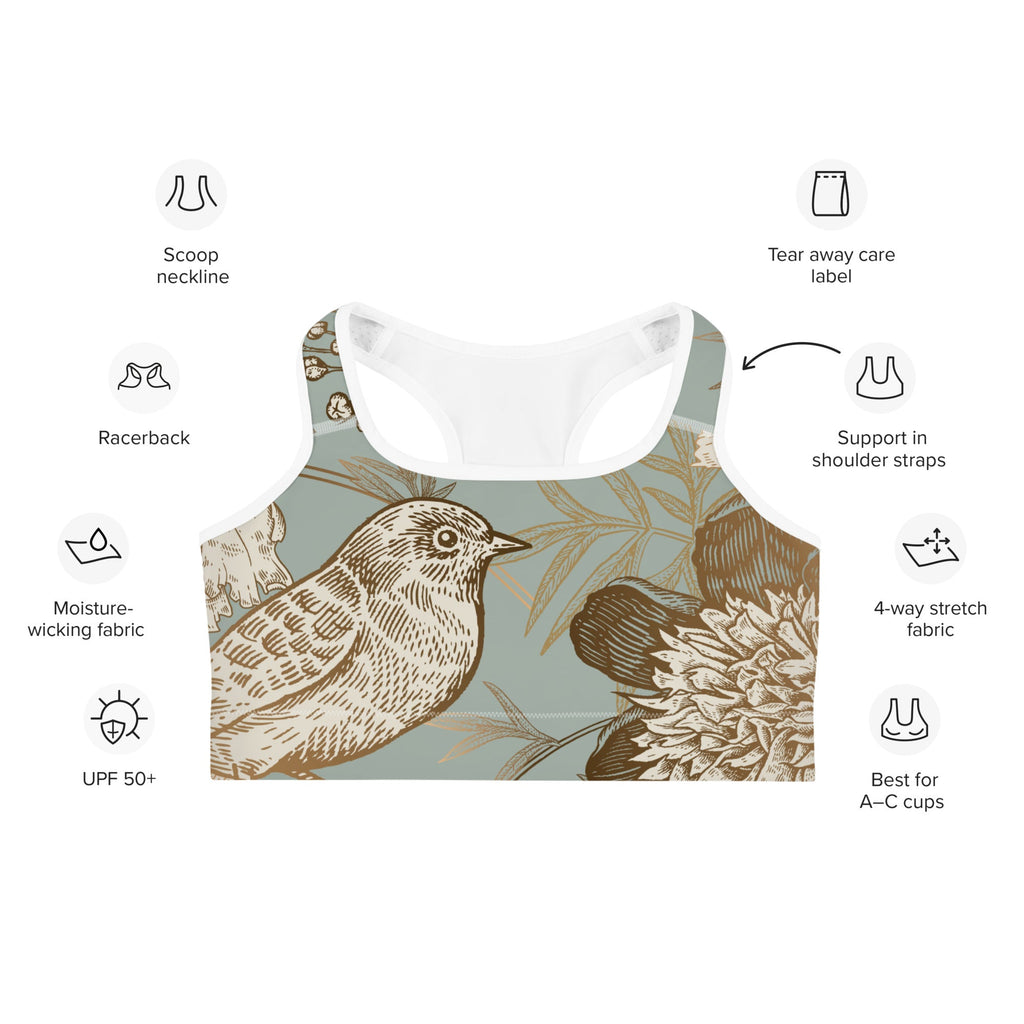 Golden Garden Sports Bra