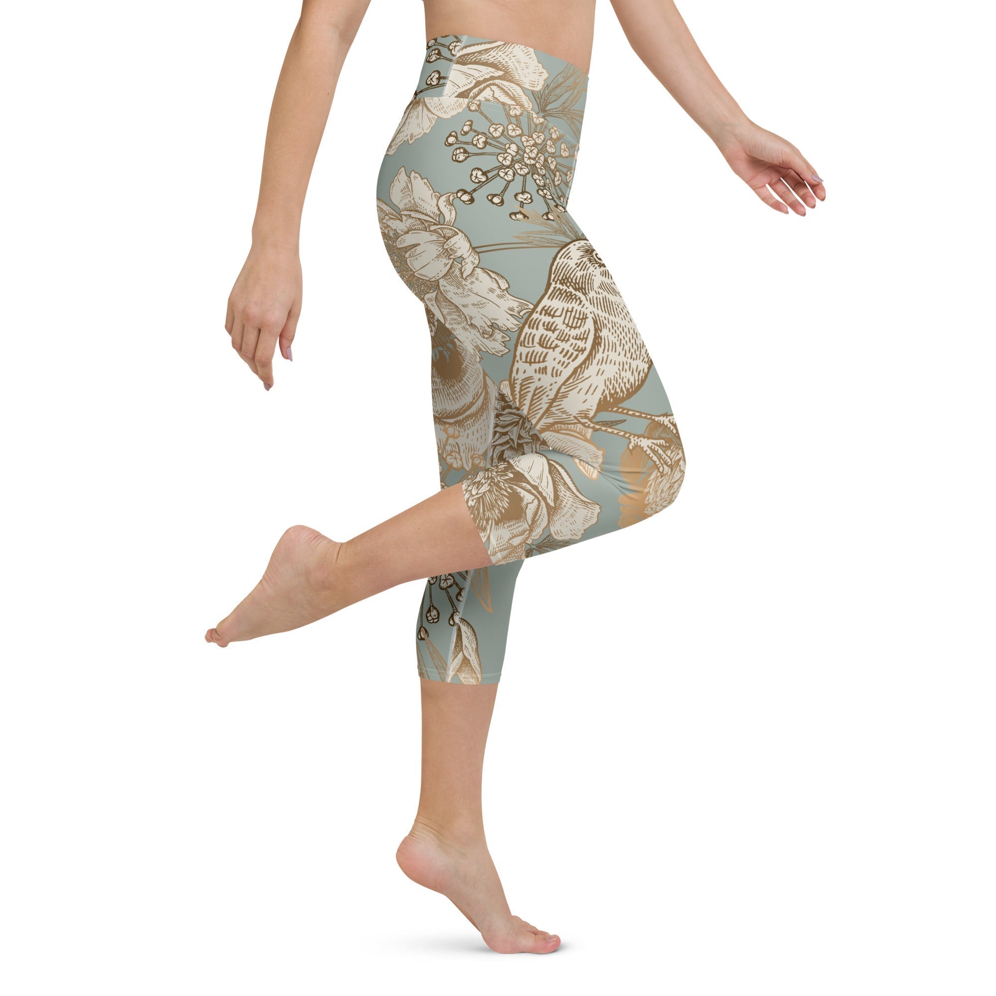 Golden Garden Yoga Capris