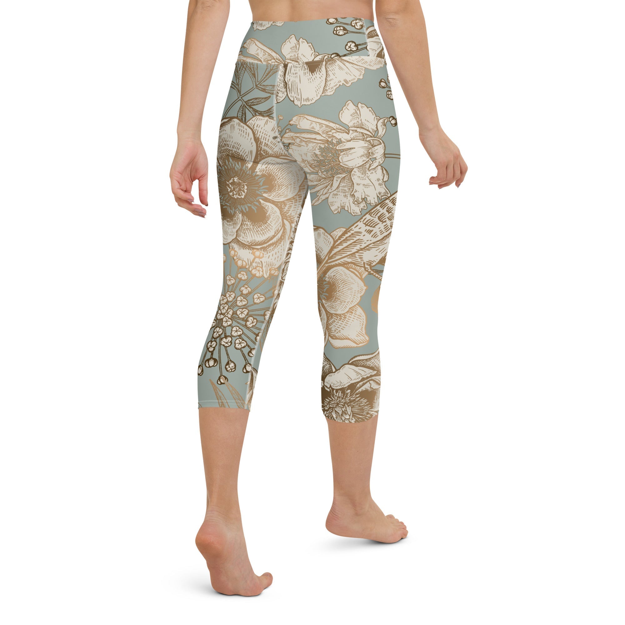 Golden Garden Yoga Capris