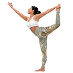 Golden Garden Yoga Leggings
