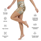 Golden Garden Yoga Shorts