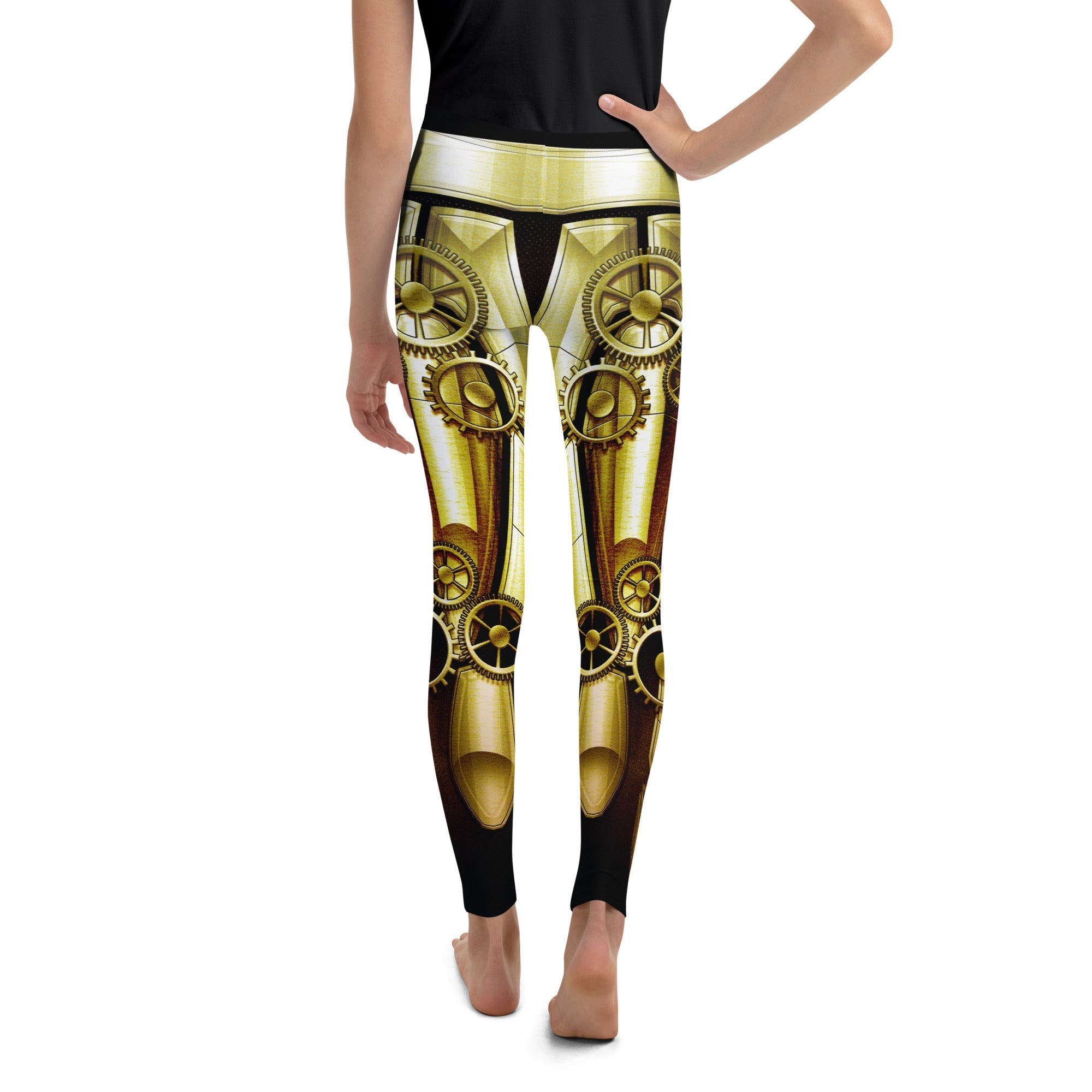 Golden Machine Youth Leggings