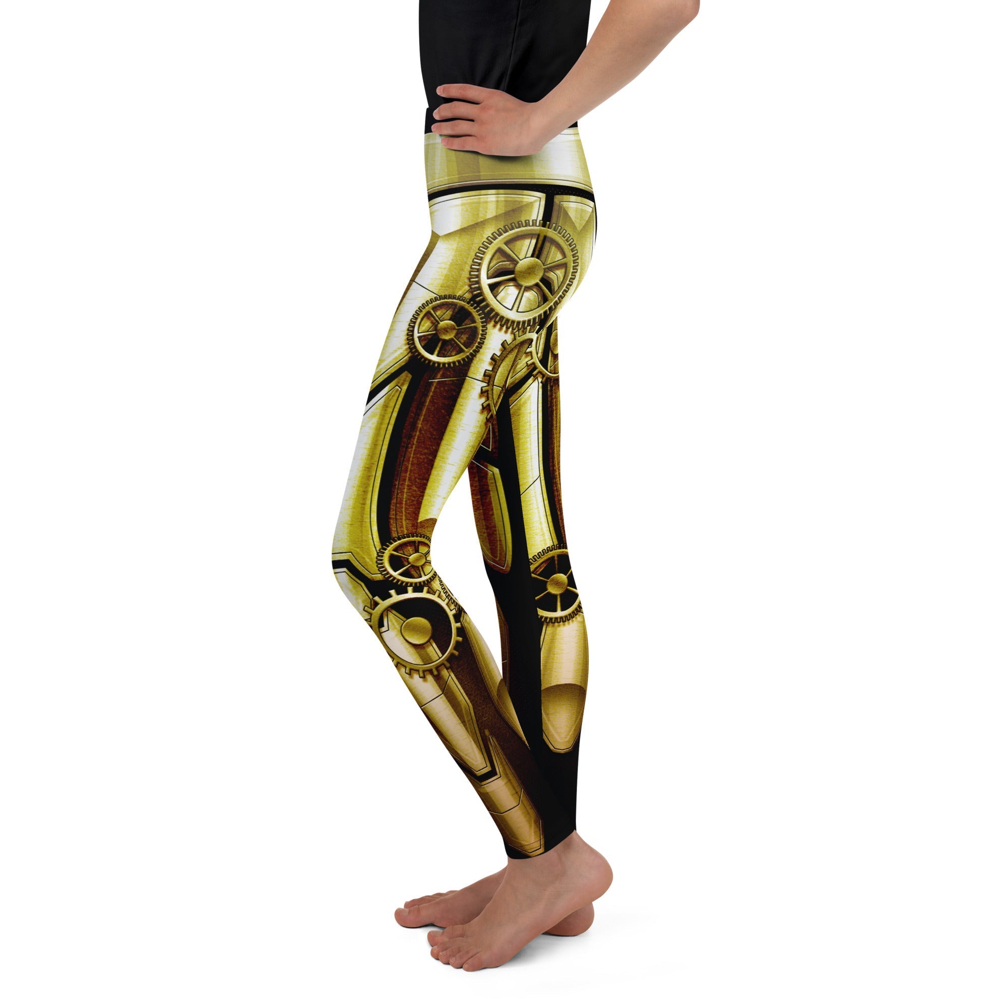 Golden Machine Youth Leggings