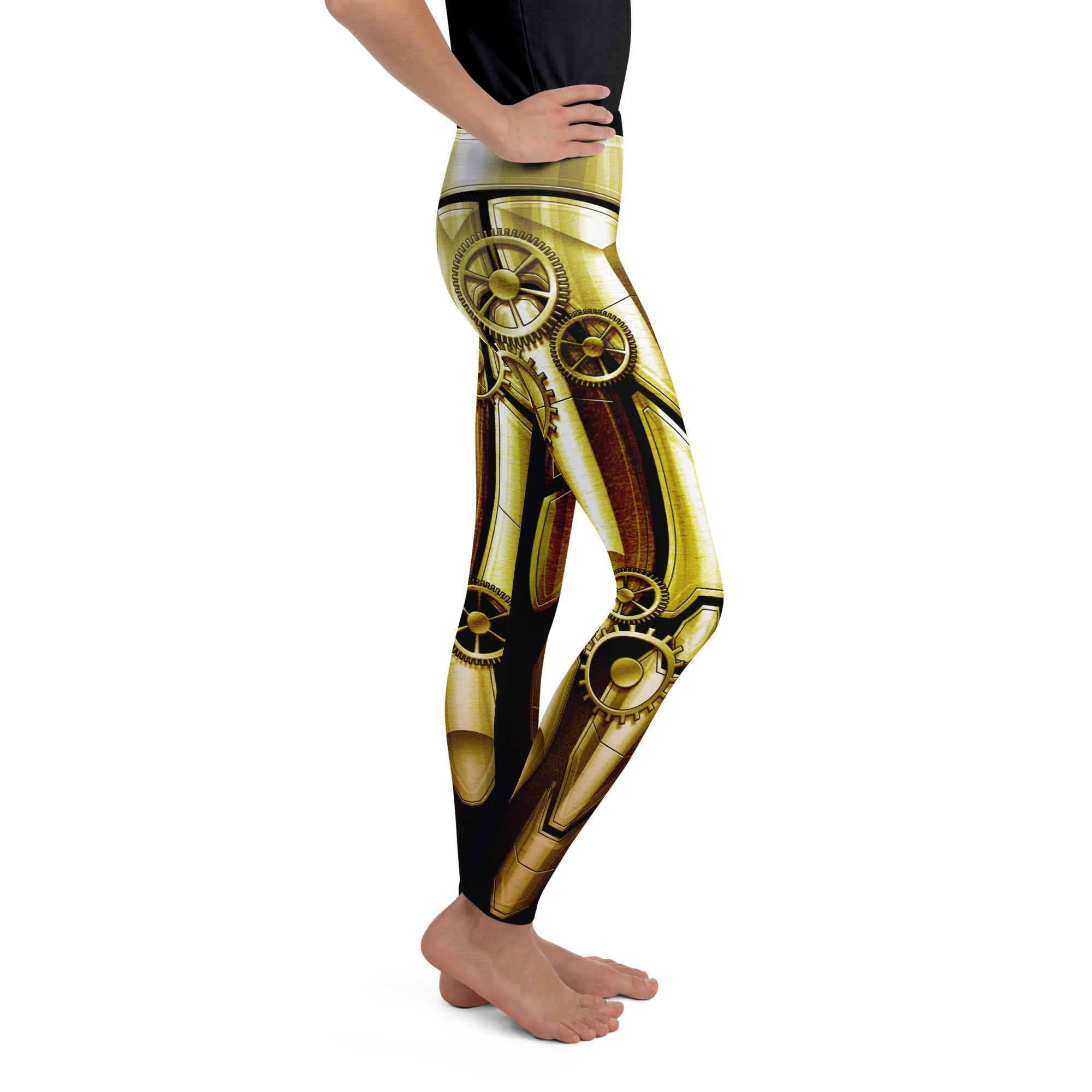 Golden Machine Youth Leggings