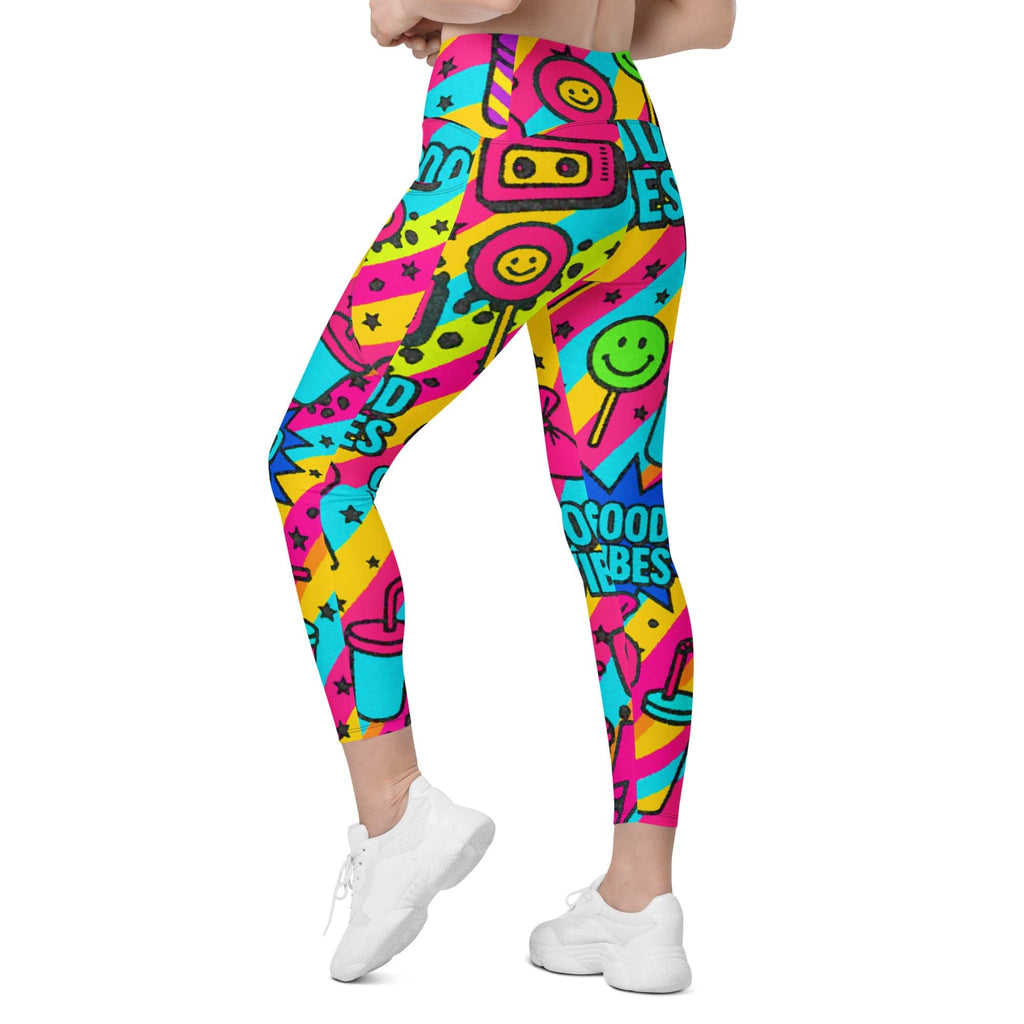 Good Vibes Only Leggings With Pockets