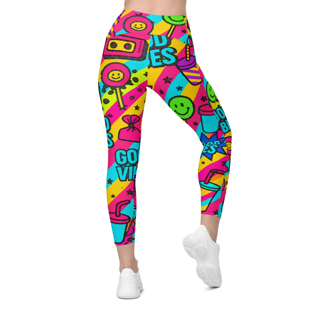 Good Vibes Only Leggings With Pockets