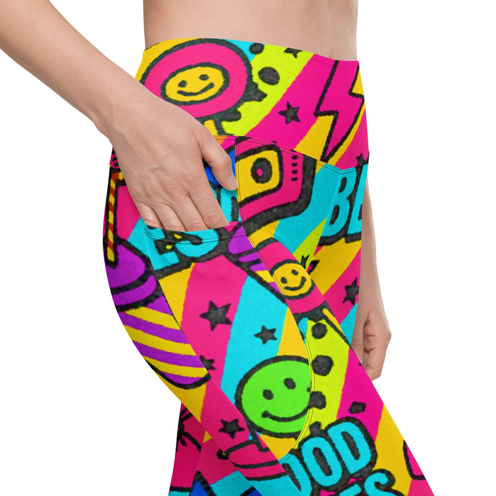 Good Vibes Only Leggings With Pockets
