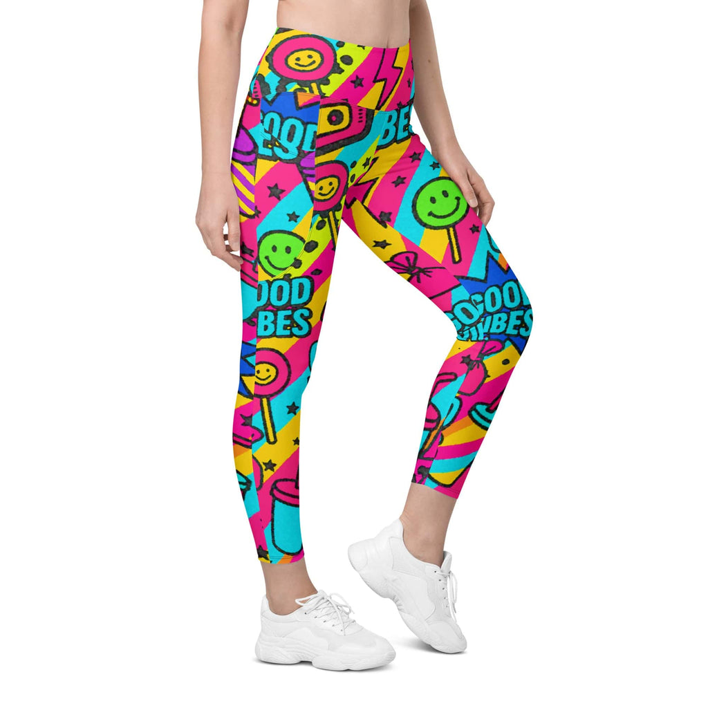 Good Vibes Only Leggings With Pockets