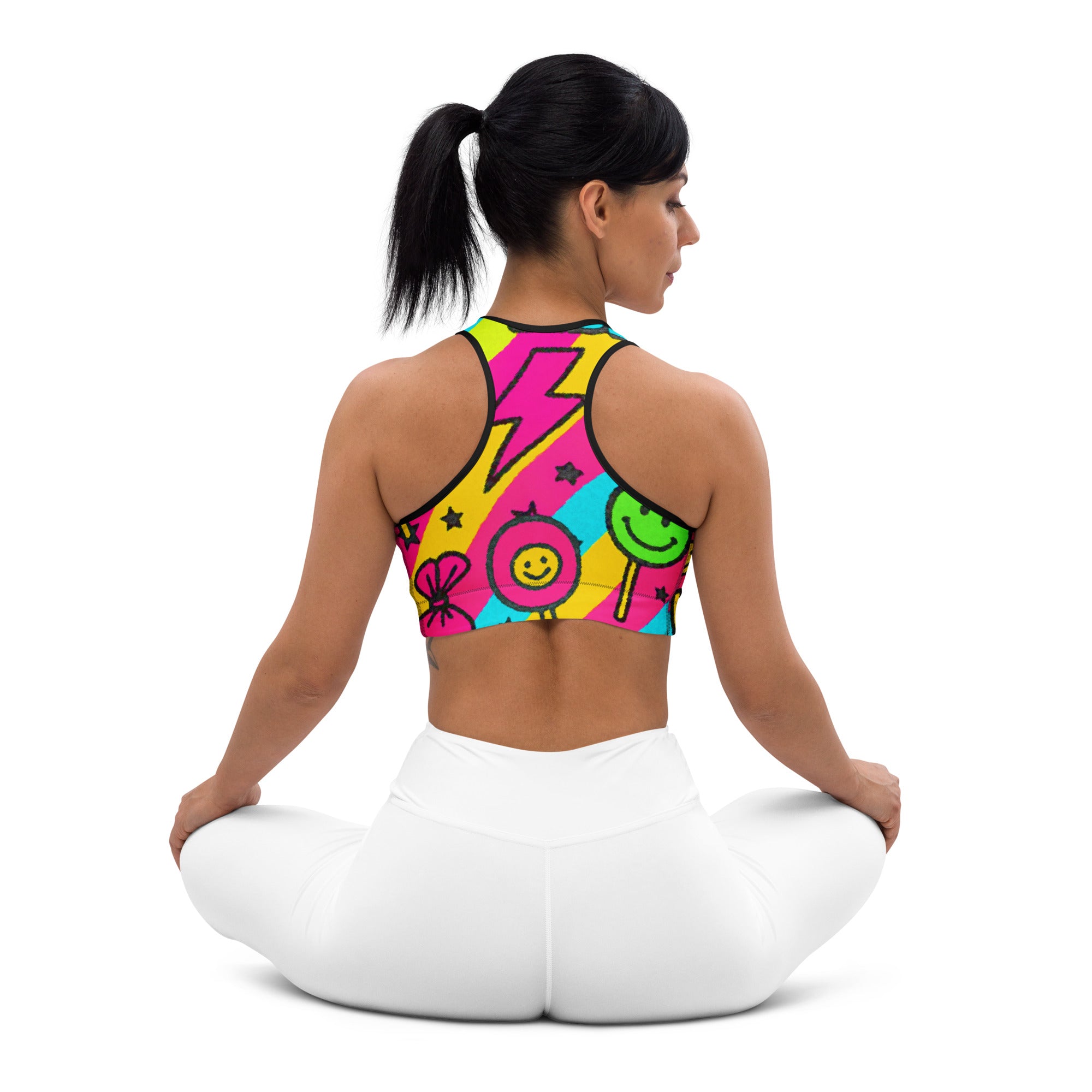 Good Vibes Only Sports Bra