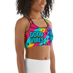 Good Vibes Only Sports Bra