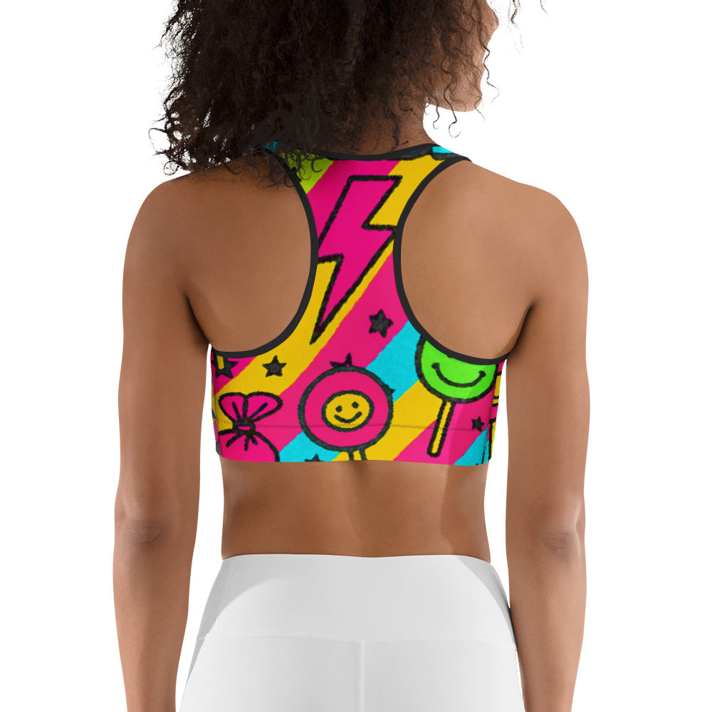 Good Vibes Only Sports Bra