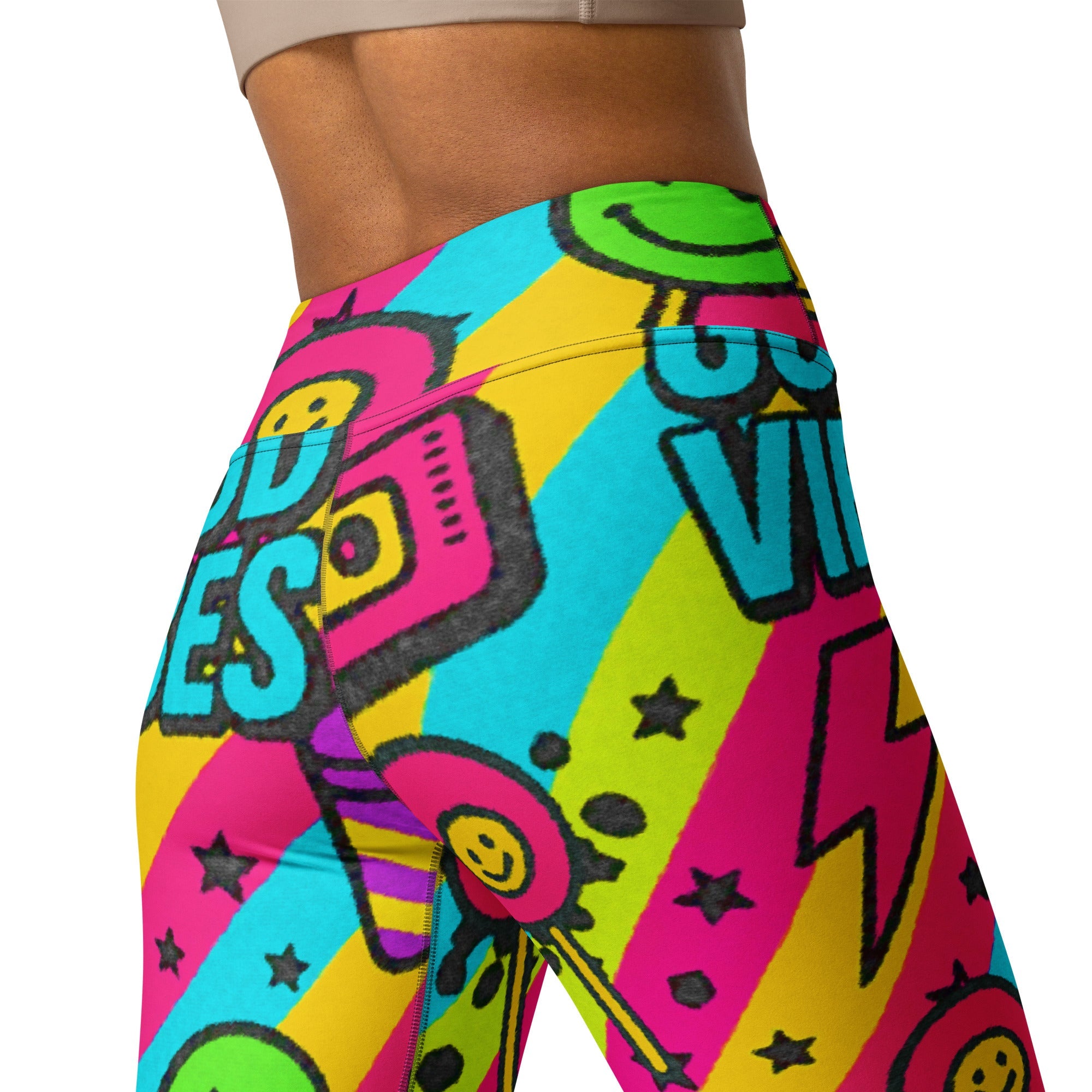 Good Vibes Only Yoga Leggings