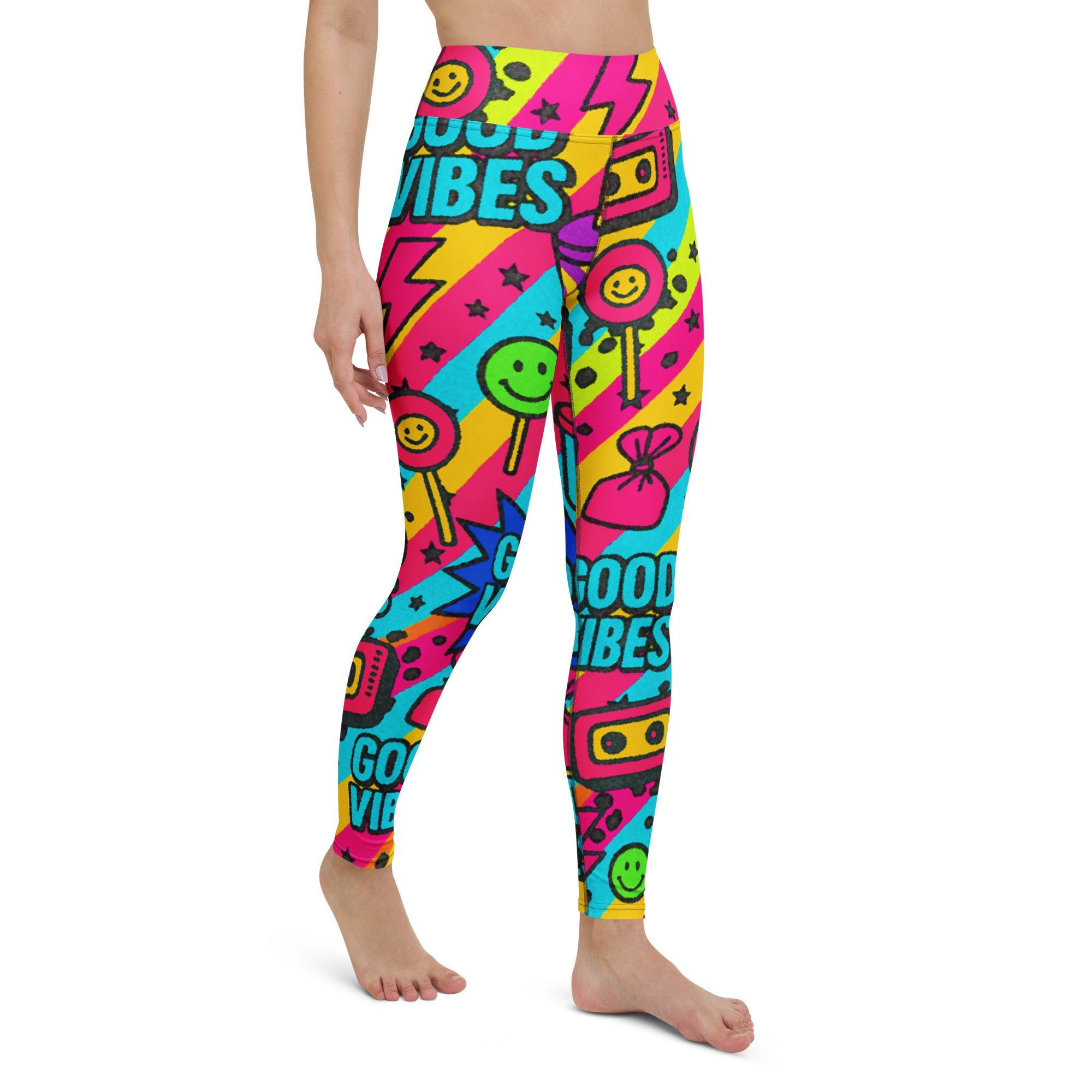 Good Vibes Only Yoga Leggings