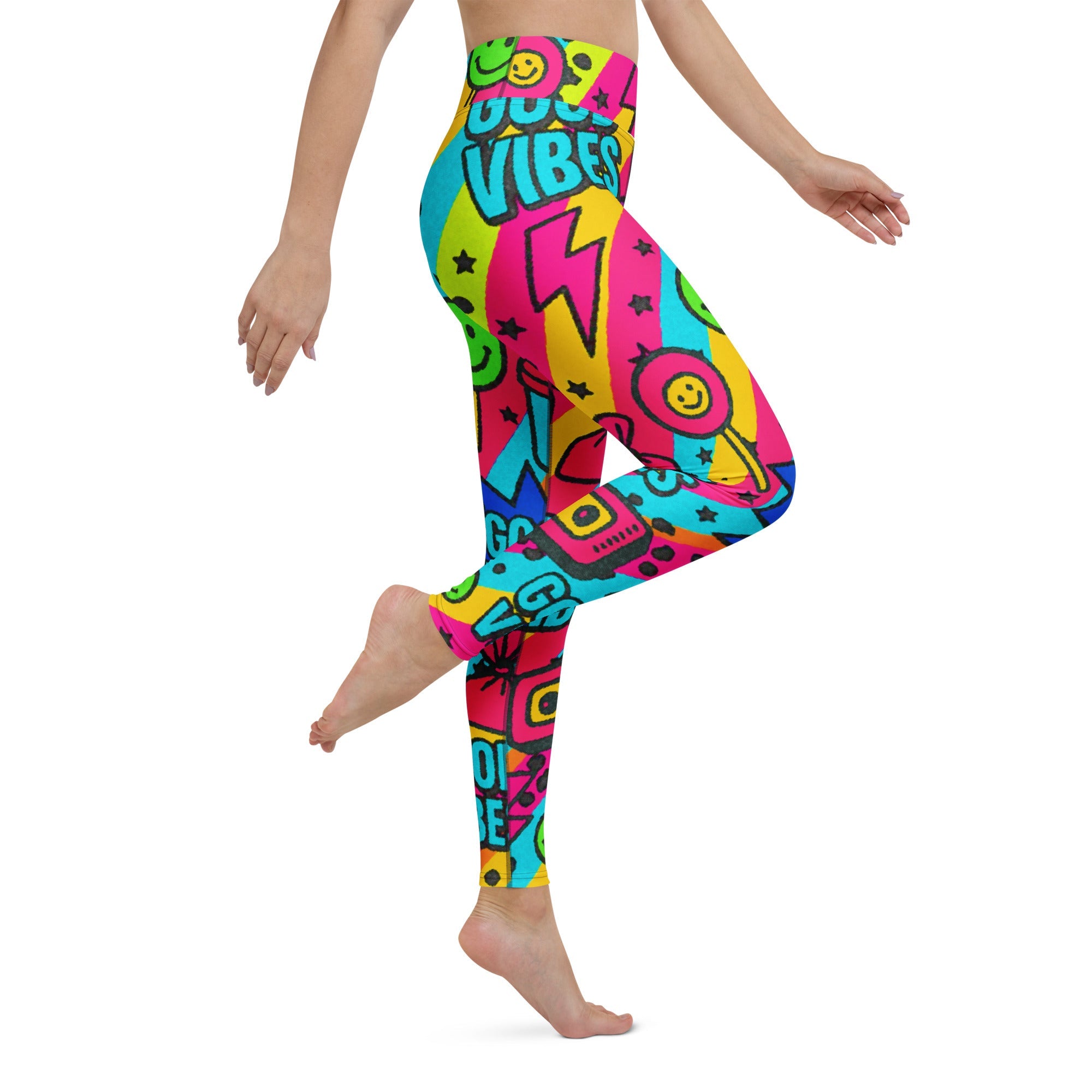 Good Vibes Only Yoga Leggings