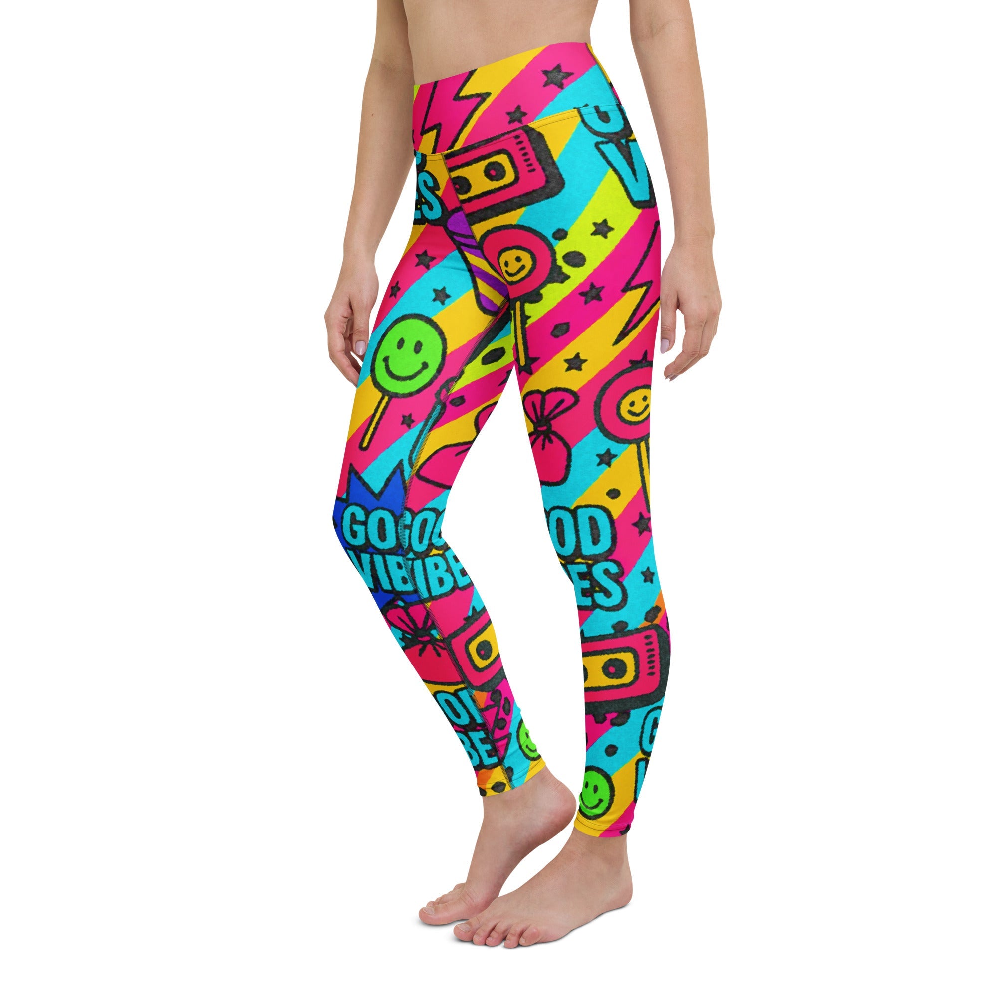 Good Vibes Only Yoga Leggings