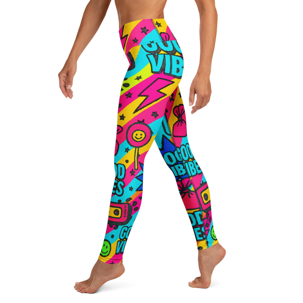 Good Vibes Only Yoga Leggings
